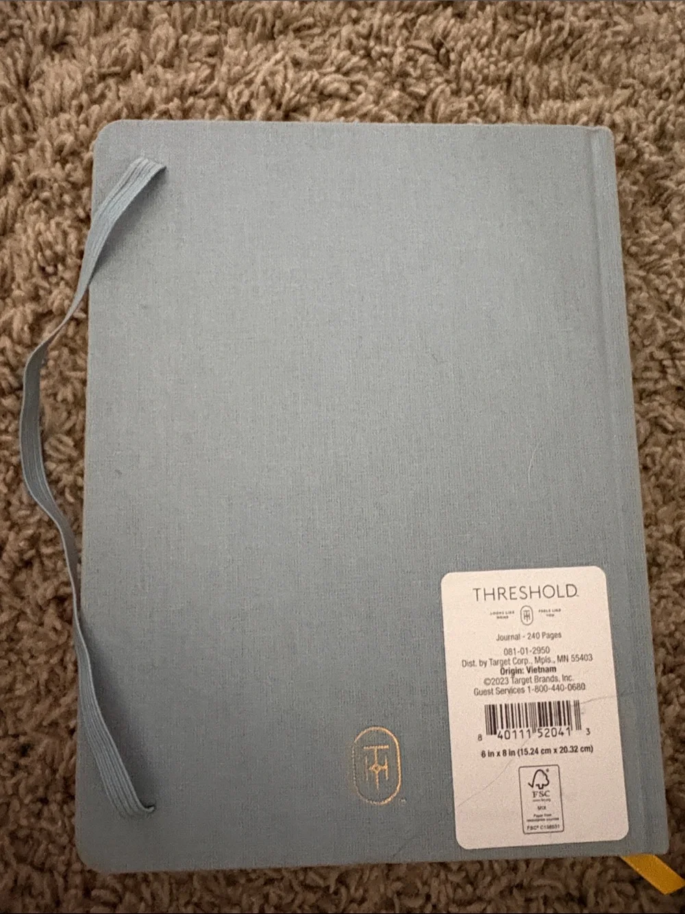 Make Your Own Magic Light Blue Hardcover Journal